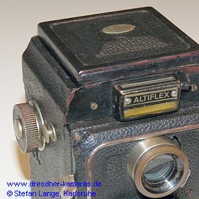 Altiflex I mit Compur-Verschluss und Ludwig Victar 1:4,5/7,5cm (Variante mit optischem Belichtungsmesser)