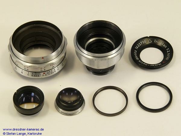 Trioplan #1422796 mit altem Objektivgeh�use