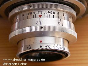 das seltene Meyer Primotar 2,7/50 an einer Altix IIIA