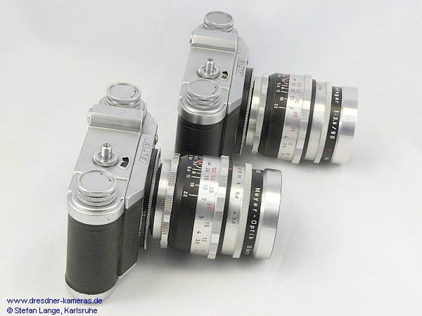 Bei den sp�ten Kameras mit dem vergr��erten Auflagema� wird mit einem Altix-Bajonett als Adapter genau das Auflagema� 42,5 mm der Wechselobjektive f�r Altix V usw. erreicht, so dass diese Objektive problemlos auch der Altix�IIIA verwendet werden.