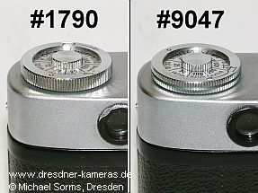 unterschiedliche R�ckspulkn�pfe