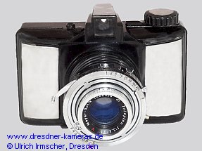 Umbau einer Pouva start mit Prontor-S-Verschluss (1s - 1/250s) und Trioplan 3,5/75