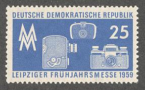 1959 - Leipziger Messe, Kameras, Michel-Nr. 679