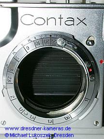 Contax II, Innen- und Au�enbajonett