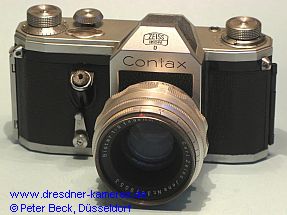 Contax S Ausf�hrung D #18948 mit Biotar 1:2/58mm; mit Vorlaufwerk