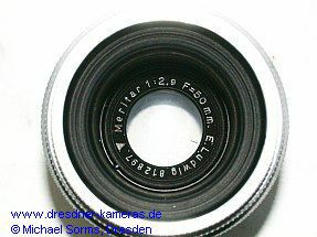 Meritar 2,9/50 mit versenkter Fassung