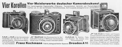 Korelle-Werbung 1934