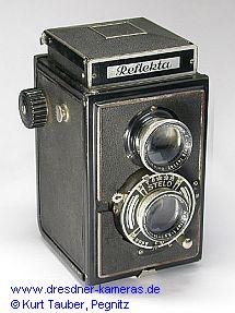 Reflekta, in der Ausf�hrung des Kamera-Werk-Tharandt, ca. 1949 (mit Stelo-Verschluss)