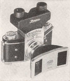 Prototyp oder sehr fr�he Ausf�hrung Stereflex;  aus: Die Fotografie, Heft 11, 1952