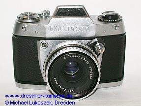 Exakta 500 #369566 mit Tessar 2,8/50