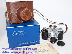 System-Exa mit Ledertasche und Originalkarton