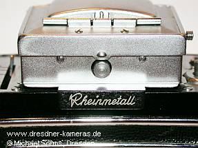 Lichtschacht der System-Exa mit Gravur �Rheinmetall�