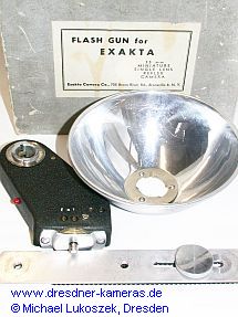 Flash-Gun-Blitzleuchte der Exakta Camera Co. New York