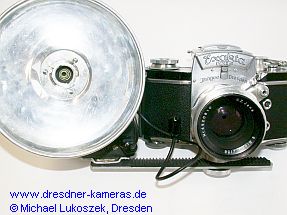 Flash-Gun-Blitzleuchte der Exakta Camera Co. New York