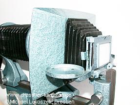 Ihagee-Diakopierger�t (Nr. 155.19) bestehend aus Diakopiervorsatz und Balgennaheinstellger�t