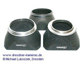 Gegenlichtblenden f�r unterschiedliche Objektiv-Filtergewinde