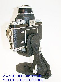 Ihagee-Schwenkwinkelaufsatz (Nr. 155.03) und Stativplatte (Nr. 155.13)