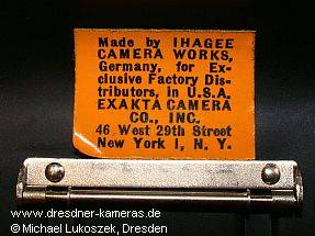 US-Version der Exakta Varex (Exakta V)