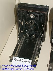 Ihagee-Photoklapp-Patent-Duplex 720 (fr�he Version mit Holzgeh�use ohne Rahmensucher, 1919)