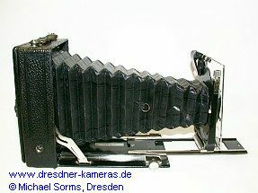 Laufbodenkamera mit doppeltem Auszug: Ihagee Patent-Duplex Nr. 720