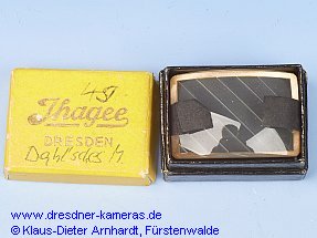 Mattlupen (Dahl�sches Modell) f�r die Exakta Varex VX mit Plattenr�ckwand