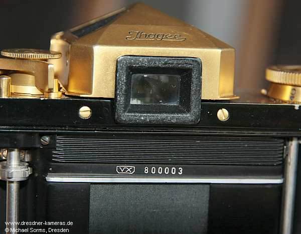 vergoldete Exakta Varex VX #800003