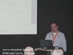 Olaf Nattenberg informiert �ber die Ihagee West