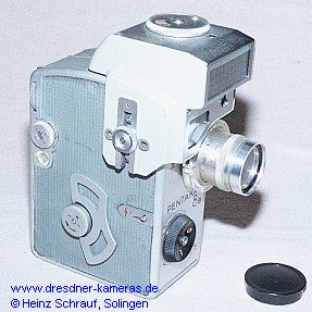 Pentaka 8B mit PENTAFOT-Belichtungsmessansatz