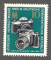 1965 - Leipziger Messe, Praktica mat und Praktisix II, Michel-Nr. 1130