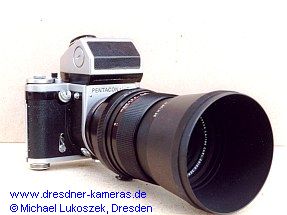 Pentacon six mit Sonnar 2,8/180mm