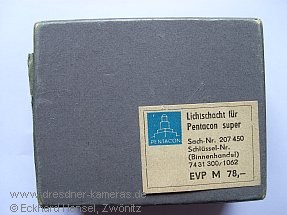 Originalkarton zum Lichtschacht