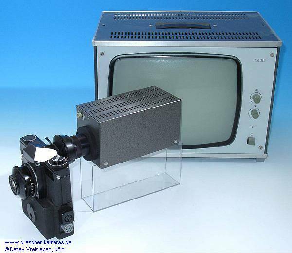 An das Okular der GSK konnte eine Fernsehkamera angeschlossen werden, um das Sucherbild an einen Monitor zu übertragen. An das Okular der GSK konnte eine Fernsehkamera angeschlossen werden, um das Sucherbild an einen Monitor zu übertragen.