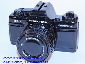 Praktica-BC1-Spardose der Beroflex AG