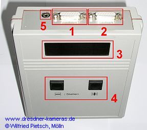 Steuerger�t f�r die BX ED H oder BX ED V zum Einbelichten von Registriernummern in den Film