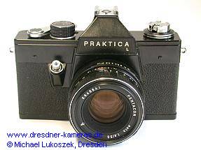 Praktica L (schwarze Version) mit Pentacon auto 1,8/50