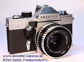 Praktica LTL - Version mit sehr seltenem fl�gelf�rmigen Vorlaufwerkhebel