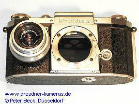 Praktica #010XXX, Umbau auf Exakta-Bajonett und Nachr�stung einer Blitzsynchronisation