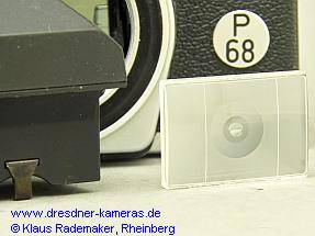 Praktica VLC 2 (Einstellscheibe mit Formatbegrenzung)