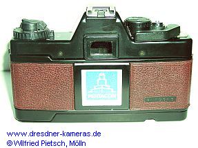 Praktica BCA mit weinroter Belederung