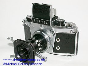 Exakta VX 1000 mit einer unbekannten Endoskopkapsel mit Zoom-Optik