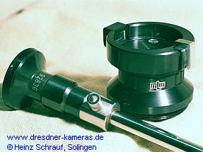 MLW-Endoskopkapsel und Endoskopschaft mit Eingang f�r das Lichtleitkabel