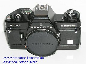 Praktica B 100 with blank label