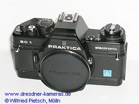 Praktica BC 1 (1st version) with label Pentacon Italia