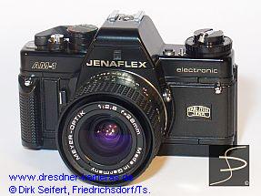 Jenaflex AM-1 (Praktica BC 1, 1th version, ASA-setting knob and rewind-crank of metal)