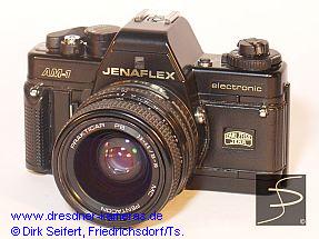 Jenaflex AM-1 (Praktica BC 1, 2nd version, ISO-setting knob and rewind-crank of plastics)