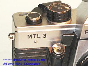 Praktica with MTL 3 engraved (Praktica super TL 1000)