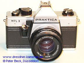 Praktica with MTL 3 engraved (Praktica super TL 1000)