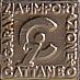 label CATTANEO (embossed)