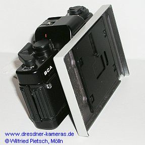 Praktica BCA M am Ansatzst�ck der mf-AKS