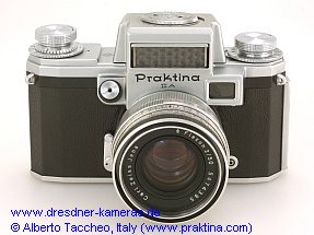 Praktina IIa mit Belichtungsmesseinsatz